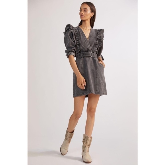 Magali Pascal Alexia Mini Denim Dress - Picture 1 of 11